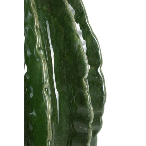 Vase Décoratif Mf831, Céramique, Vert, 28x28x31 Cm