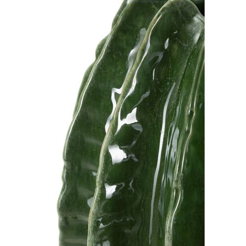 Vase Décoratif Mf831, Céramique, Vert, 28x28x31 Cm