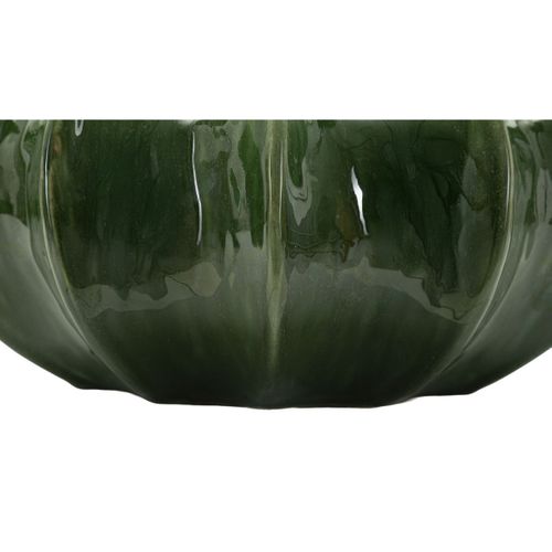 Vase Décoratif Mf834, Céramique, Vert, 31x31x16 Cm