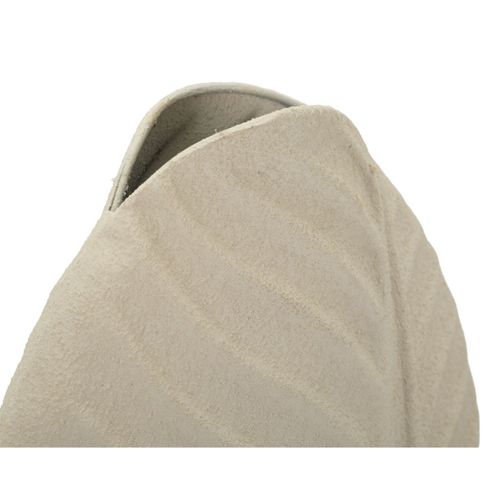 Vase Décoratif Mf847, Métal, Beige, 18x9,5x29,5 Cm