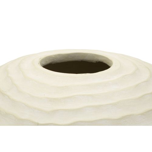 Vase Décoratif Mf811, Polyrésine, Beige, 39x39x56 Cm