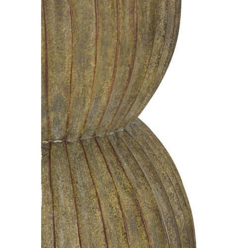 Vase Décoratif Mf825, Polyrésine, Vert, 25x25x52,5 Cm