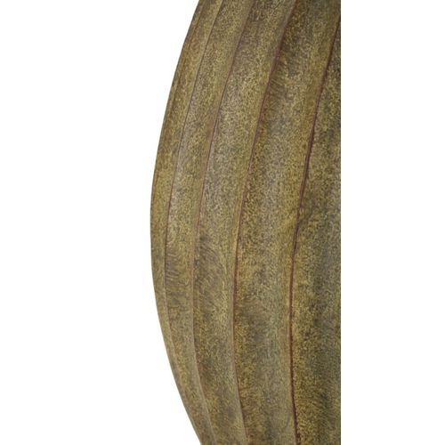 Vase Décoratif Mf815, Polyrésine, Vert, 32x32x32,5 Cm