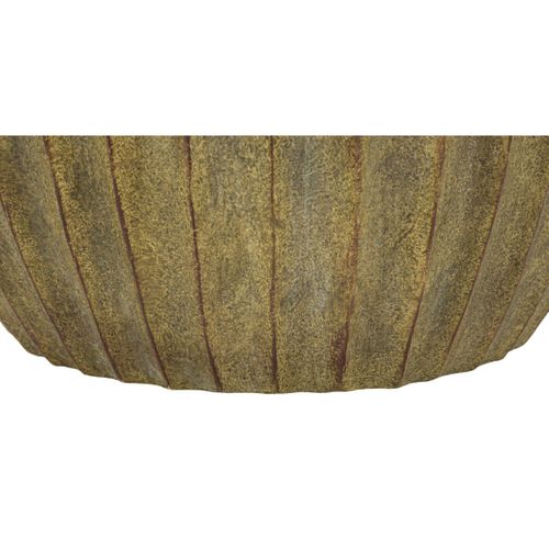 Vase Décoratif Mf815, Polyrésine, Vert, 32x32x32,5 Cm