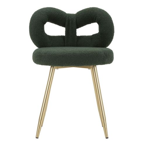 Chaise Noeud 2, Mdf, Vert, 40x40x67 Cm