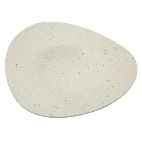 Plateau Mf859, Polyrésine, Beige, 41x12x41 Cm