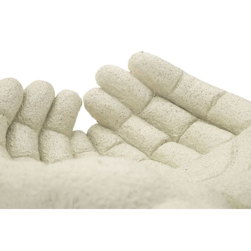 Plateau Mains, Polyrésine, Beige, 22,7x20x7,3 Cm