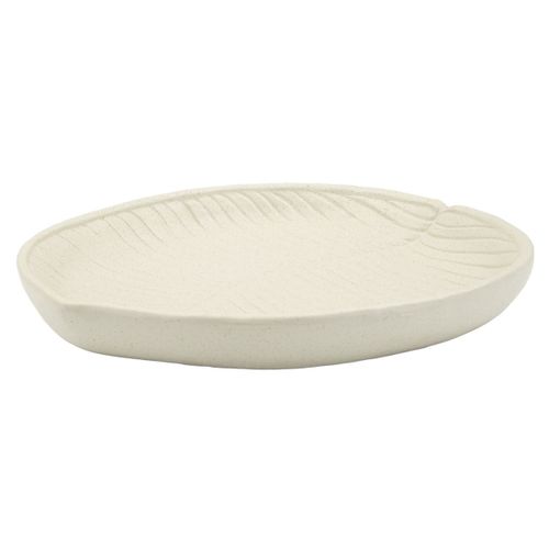 Plateau Mf861, Polyrésine, Beige, 33x4x29 Cm