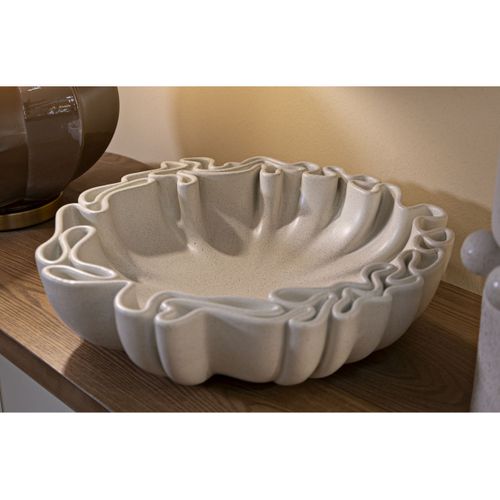 Plateau Mf857, Polyrésine, Beige, 40,5x38,5x9,5 Cm