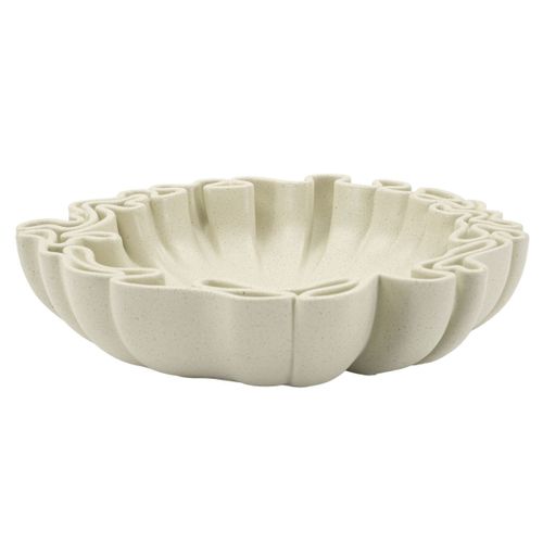 Plateau Mf860, Polyrésine, Beige, 30,5x29x7,5 Cm