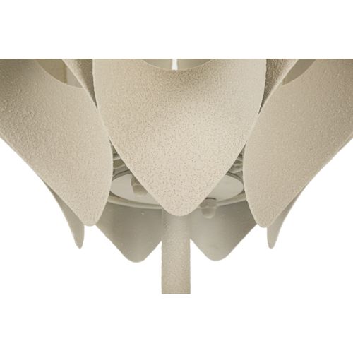Lampe à Poser Mf763, Métal, Beige, 28x28x57 Cm