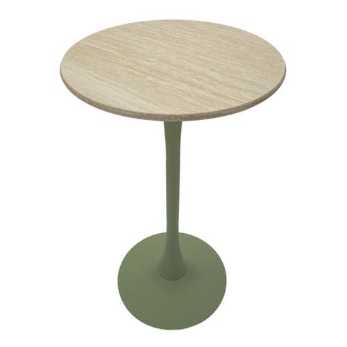 Table De Bar Mf890, Mdf, Vert, 60x60x106 Cm