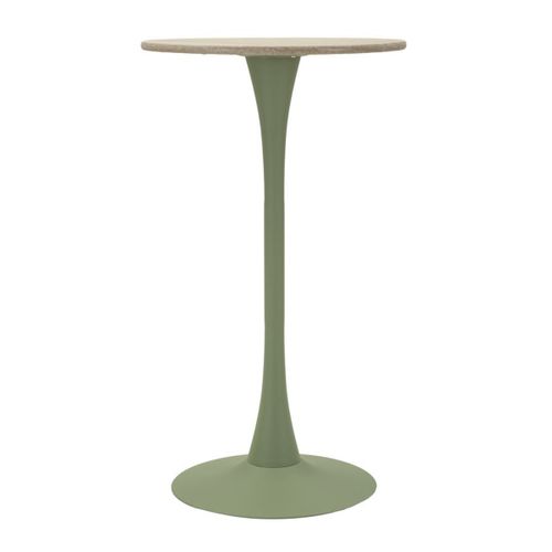 Table De Bar Mf890, Mdf, Vert, 60x60x106 Cm
