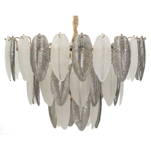 Suspension Mf899, Verre, Gris, 60x60x40 Cm