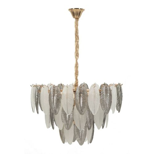 Suspension Mf899, Verre, Gris, 60x60x40 Cm