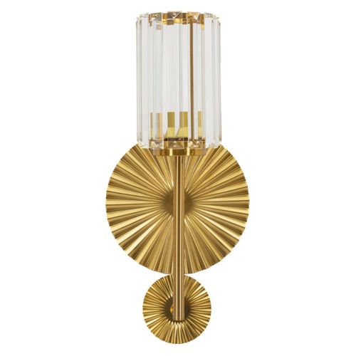 Applique Mf915, Verre, Or, 20x17x47 Cm