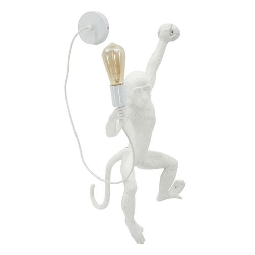 Applique Singe 3, Polyester, Blanc, 32x32x64 Cm