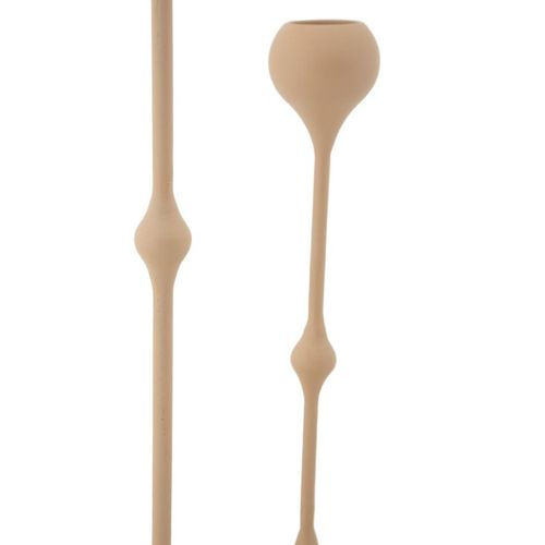 Bougeoir Mf940, Acier, Or, 8x8x37 Cm