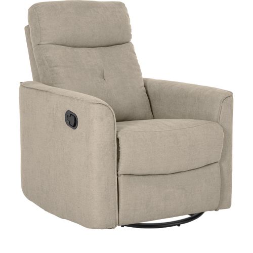 Fauteuil Inclinable Enea 2, Chenille, Gris Tourterelle, 79x92x102 Cm