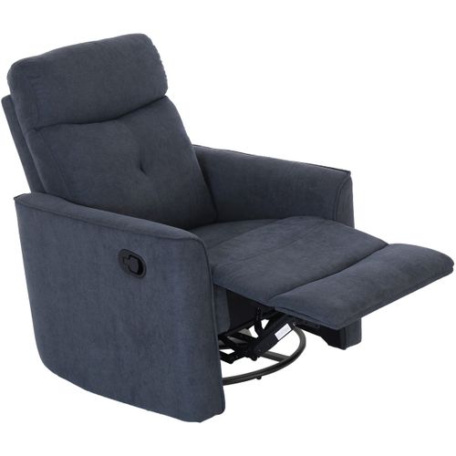 Fauteuil Inclinable Enea 3, Chenille, Gris, 79x92x102 Cm