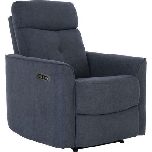 Fauteuil Inclinable Enea Plus, Chenille, Gris, 79x92x102 Cm