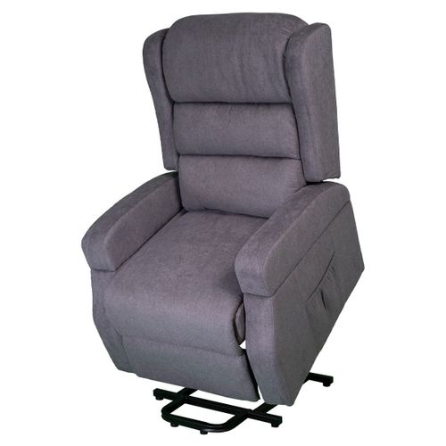 Fauteuil Inclinable Lola, Chenille, Gris, 75x92x104 Cm