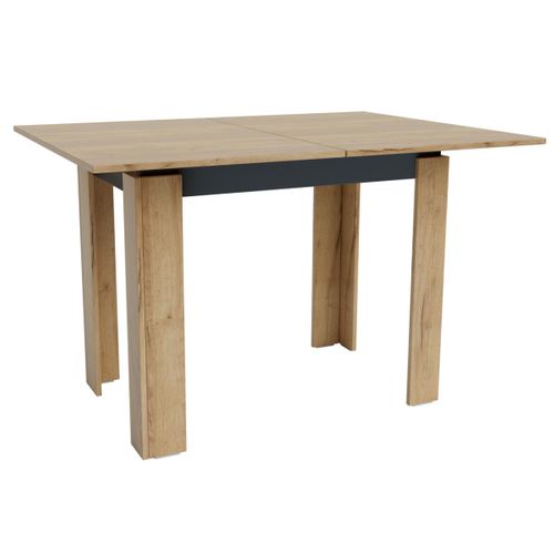 Table à Manger Honey, Panneau D'aggloméré, Marron, 90x60x77 Cm