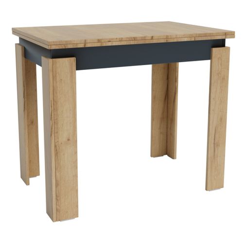 Table à Manger Honey, Panneau D'aggloméré, Marron, 90x60x77 Cm