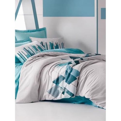 Parure De Lit - 1 Housse De Couette 220 X 240 Cm + 2 Taies D'oreiller 60 X 60 Cm - Vert