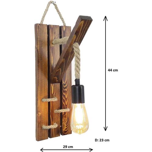 Applique En Bois Et Corde Aplik