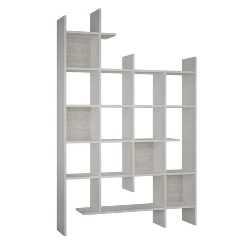 Étagère Bibliothèque Amah L122cm Blanc