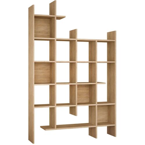 Étagère Bibliothèque Amah L122cm Chêne Clair