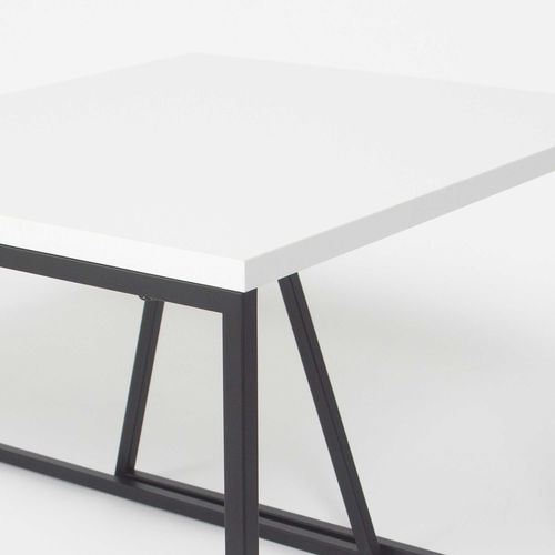Table Basse Tenzo Blanc Et Noir