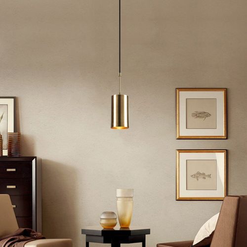 Suspension En Métal Doré D9 Cm