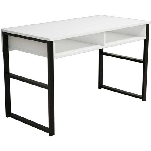 Misto Bureau Det#039;étude - 100 % Mélamine - Blanc