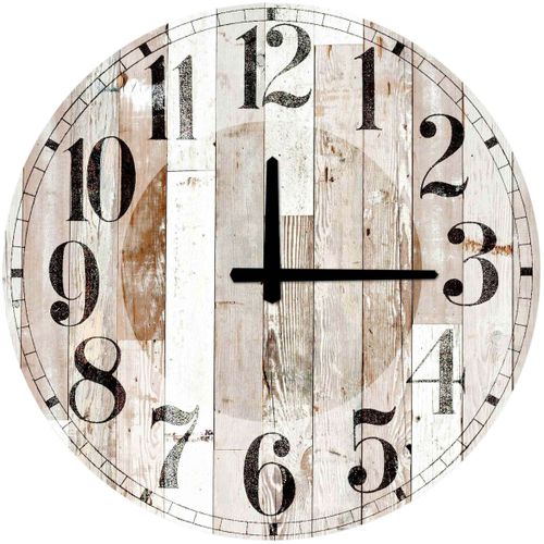 Horloge En Mdf Wood 52 Cm