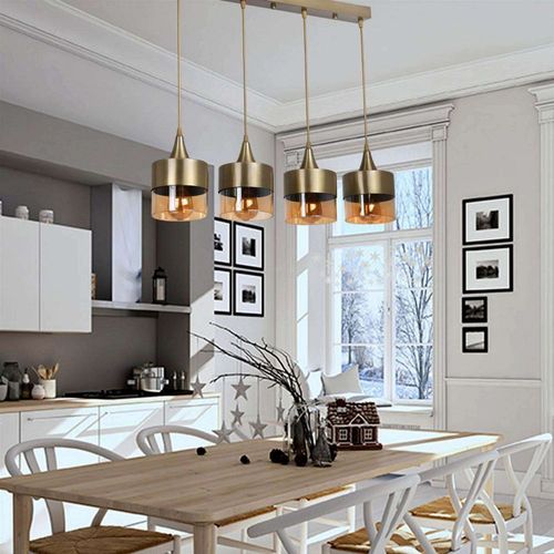 Suspension En Métal 4 Abat-jour Sahra