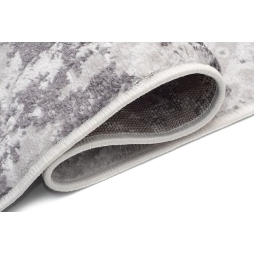 Sky Tapis De Salon Moderne Anthracite Gris Abstrait 200x300cm