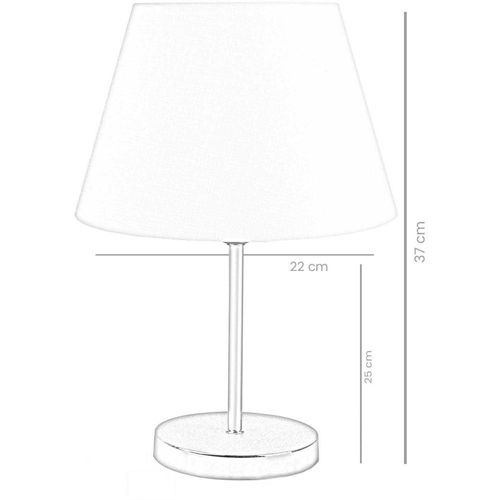 Lampe à Poser En Métal Et Pvc Naya (lot De 2)