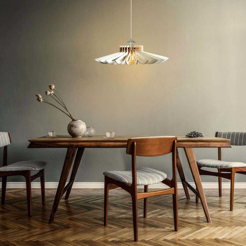 Suspension Daisy Blanc