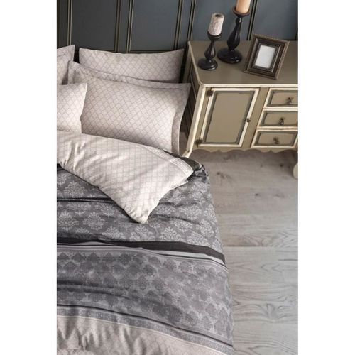 Parure De Lit - 1 Housse De Couette 220 X 240 Cm + 2 Taies D'oreiller 60 X 60 Cm - 65% Coton