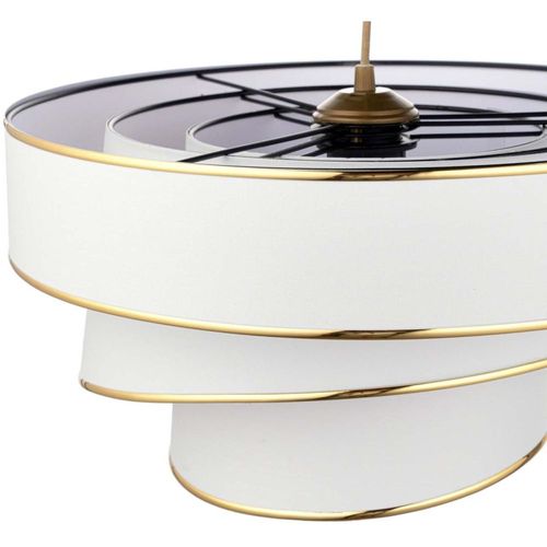 Suspension En Métal Couper Blanc