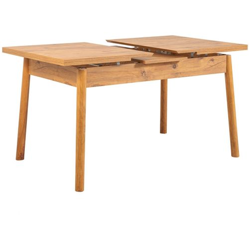 Table à Manger - Santiago - Extensible - Rectangulaire - 4 Personnes - 120 X 77 X 75 Cm - Pin Atlan