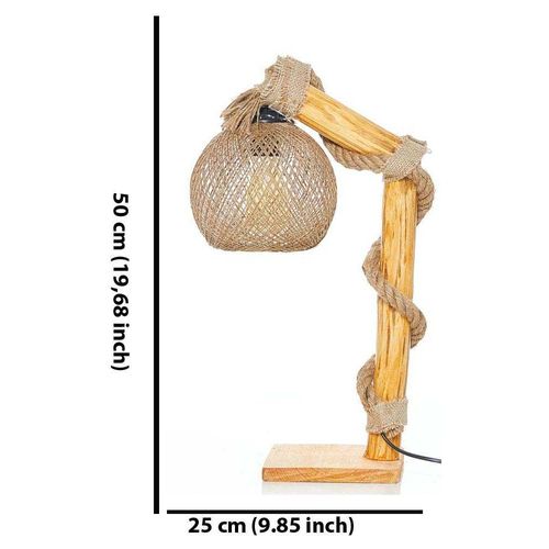 Lampe De Bureau En Bois Canata