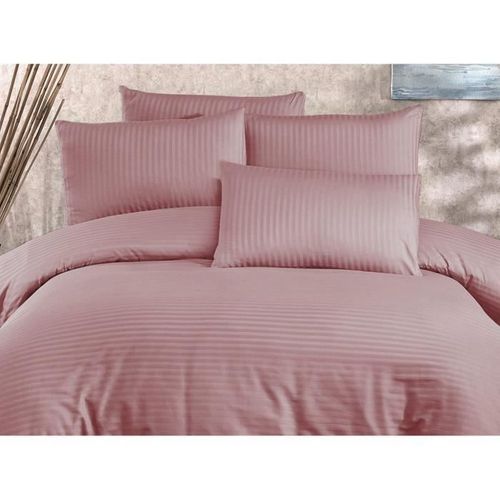 Parure De Lit - 1 Housse De Couette 220 X 240 Cm + 2 Taies D'oreiller 60 X 60 Cm - 80% Coton