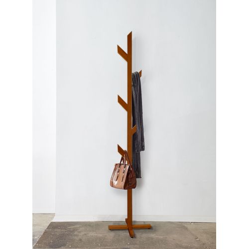 Arbrano 162 Cm Portemanteu Sur Pied, Fait-main Et En Bois