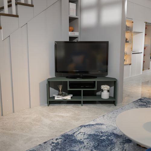 Maldiv Meuble TV D'angle 120 Cm Niches Design (silva)