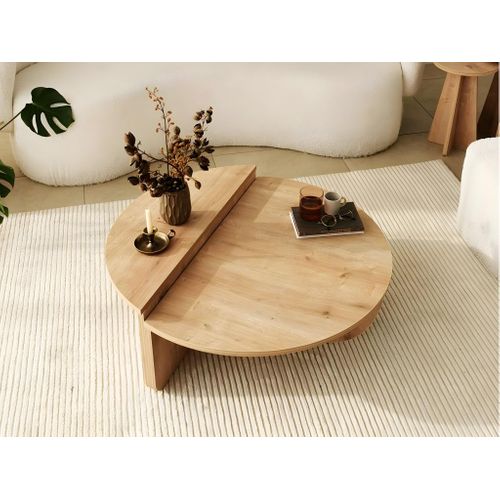 Lot De 2 Tables Basses - Naturel Clair - Aloeva
