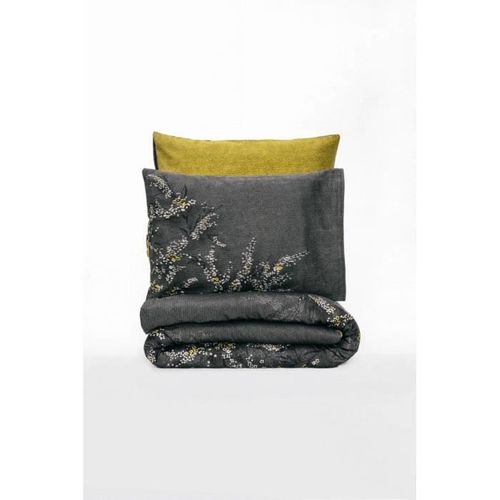 Parure De Lit - 1 Housse De Couette 220 X 240 Cm + 2 Taies D'oreiller 60 X 60 Cm - Anthracite