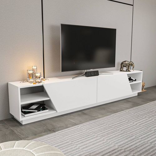 Meuble TV Modernes Herold L240cm Blanc